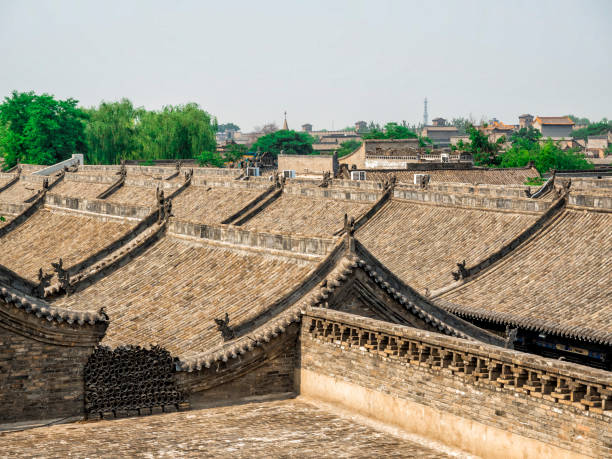 istock Pingyao Ancient City architecture and ornaments, Shanxi, China 1054441596