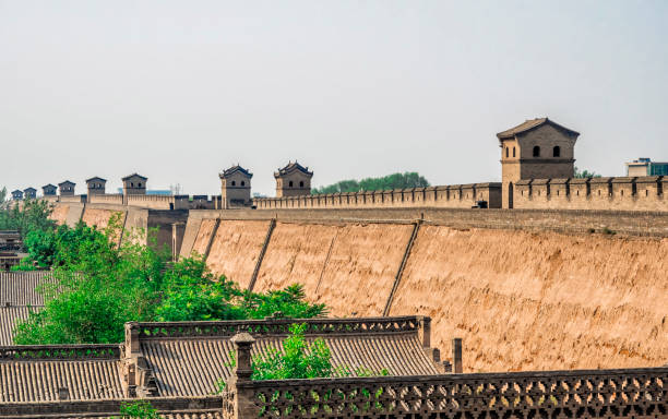 istock Pingyao Ancient City architecture and ornaments, Shanxi, China 1054441782
