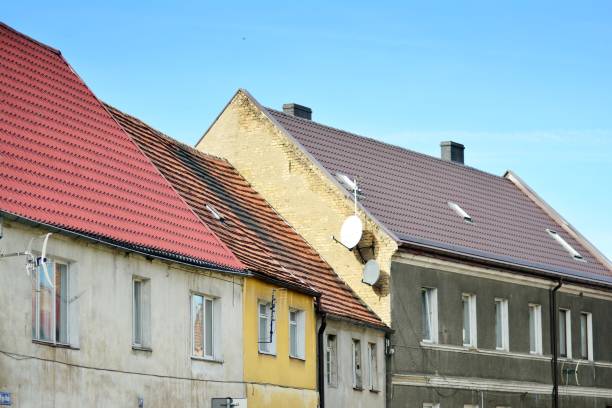 istock Old traditional houses in a medieval town 1054443658