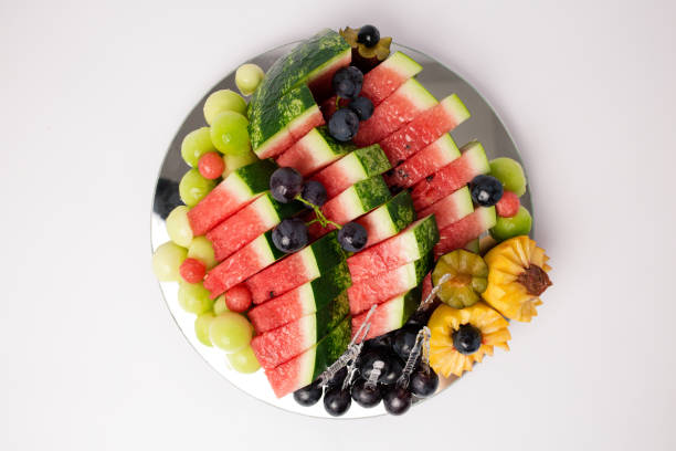 istock Slices of different fruits 1054447380