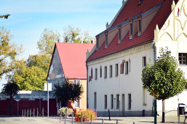 istock Old traditional houses in a medieval town 1054447496
