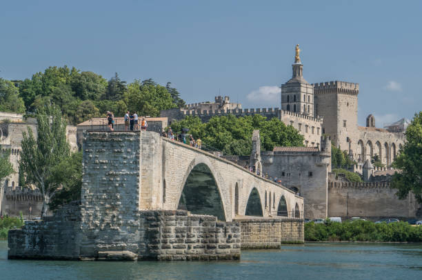 istock France. Avignon. The Avignon Bridge. 1054449354