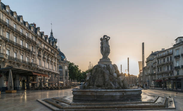 istock Place de la Comedie in Montpellier 1054449360