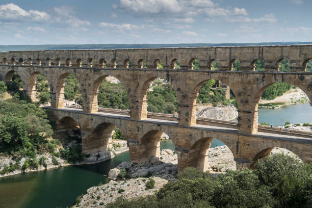 istock France, Gard. The Pont du Gard aqueduct. 1054449398