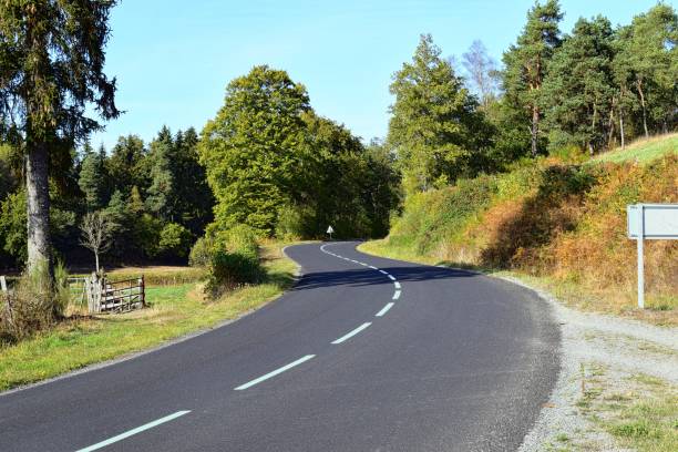 istock Route de Biollet in Auvergne 1054457102