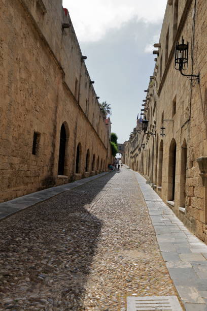 istock Knights Street. Rhodes 1054457134