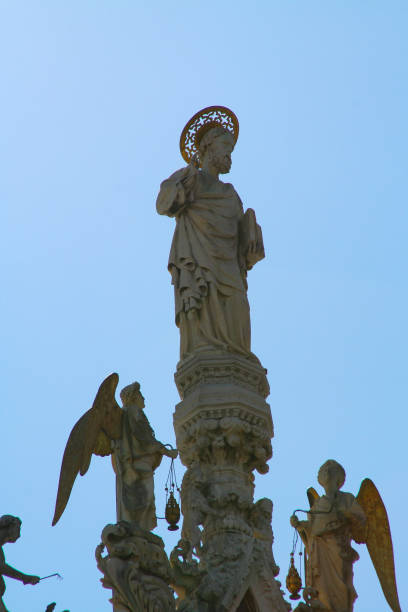 istock Venice, Basilica San Marco, statue of the facade 1054459048