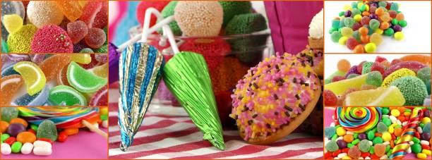 istock Candy Sweet Lolly Sugary Collage 1054467872