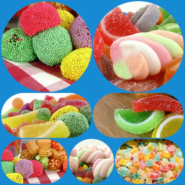 istock Candy Sweet Lolly Sugary Collage 1054467898
