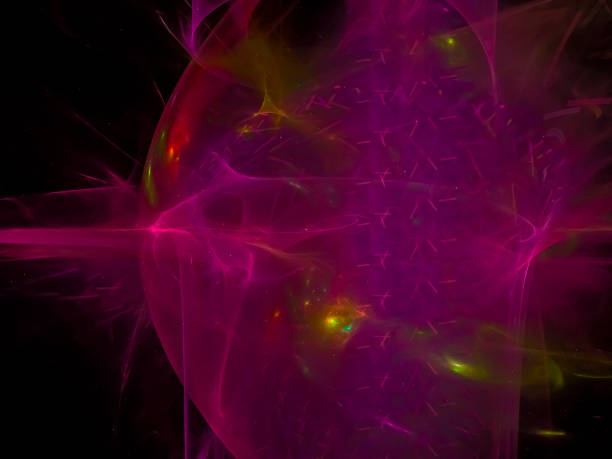istock fractal digital, abstract design, party, card 1054470712