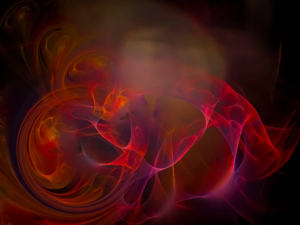 istock fractal digital, abstract design, party, card 1054470750