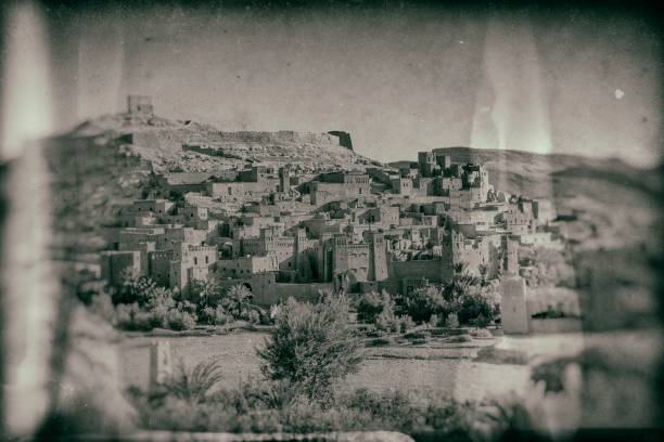 Old nostalgic photo of Morocco