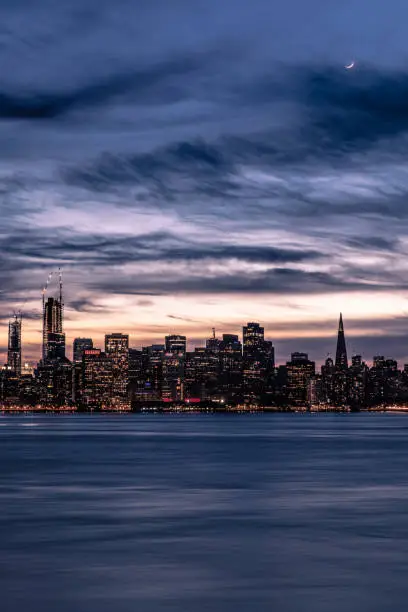 Photo of San Francisco Skyline at Sunset from Treasure Island