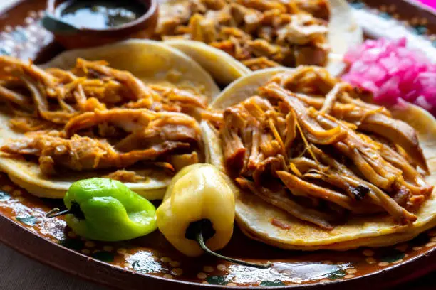 Photo of Mexican cochinita pibil tacos