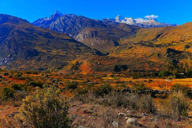 istock Nevado churup and Cordillera Blanca dramatic landscape - Ancash Andes, Peru 1054514726