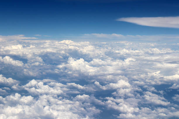 istock Probably the Himalaya or Langtang mountain range (?) from Biman Bangladesh plane. 1054517342