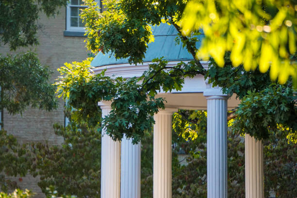 Old Well at UNC-Chapel Hill Old Well at UNC-Chapel Hill university of north carolina stock pictures, royalty-free photos & images