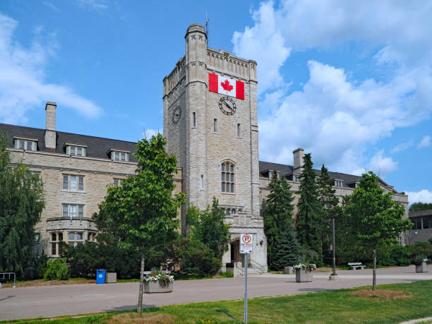 istock University building with Canadian flag 1054551898