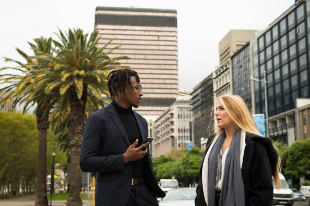 istock Successful young African entrepreneurs in the CBD 1054559554