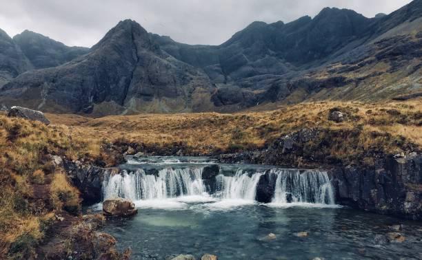 Fairy Pools - Isle Of Skye - Scotland stock photo