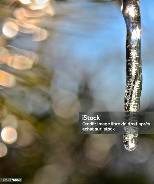 Ice Crystal With Light Reflection Stock Photo - Download Image Now - Cast Iron, Close-up, France