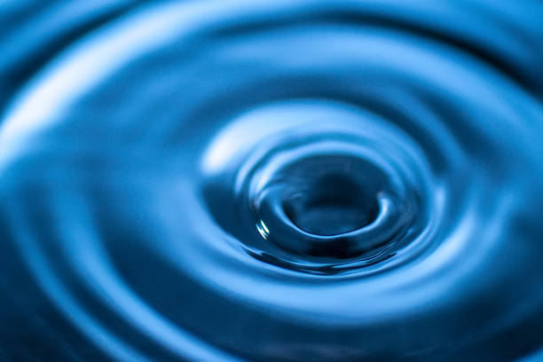 istock water drop splash in a glass blue colored 1054596804