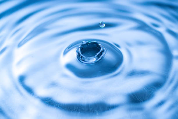 istock water drop splash in a glass blue colored 1054596952