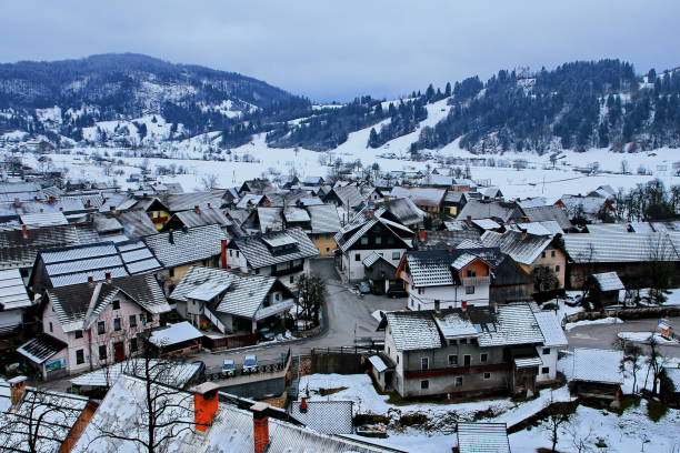 istock Alpine village in Slovenia 1054599816