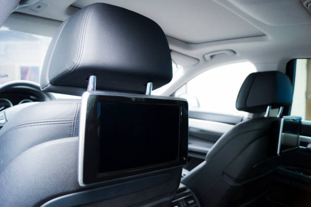 istock Interior of a luxury car 1054610276