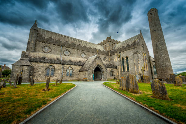 istock Saint Canice's Cathedral and Cemetery in Kilkenny 1054614174