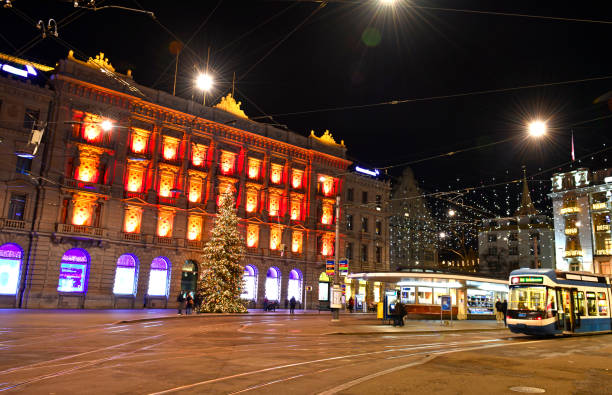istock Christmas time in Zurich, Switzerland 1054623612