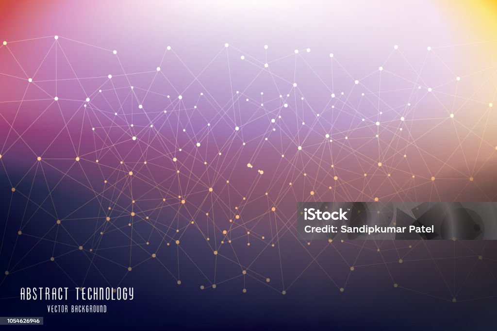 Network Background For Notes Abstract Network Background Stock Illustration - Download Image Now ...