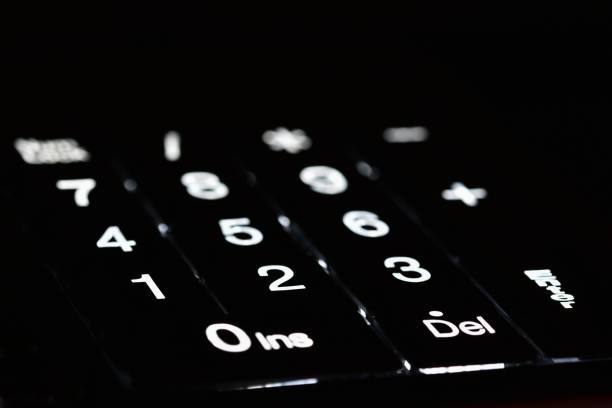 istock Closeup of laptop keyboard illumination. Concept for Computing and Modern Technology. Computer, network, internet. 1054630260