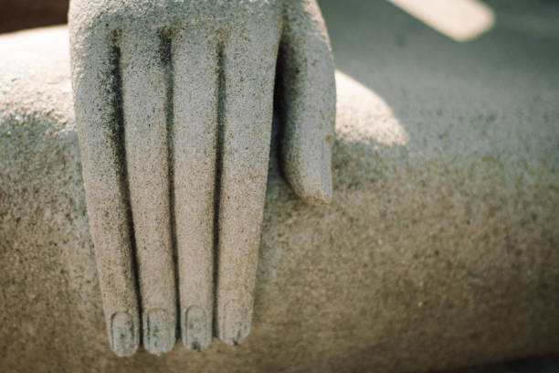 istock Hand of Buddha Statue 1054660716