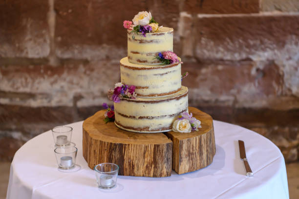 istock Semi Naked Wedding Cake 1054662810