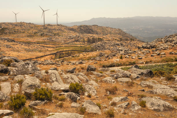 istock Wind energy in portuguese landscape 1054673028