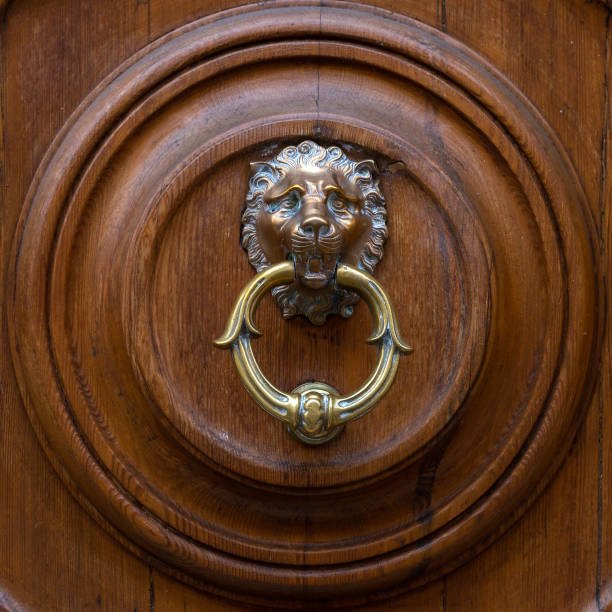 istock Italy: Close up of rustic old door 1054689642
