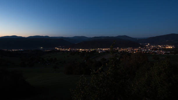 istock clear sky at night landscape 1054691408