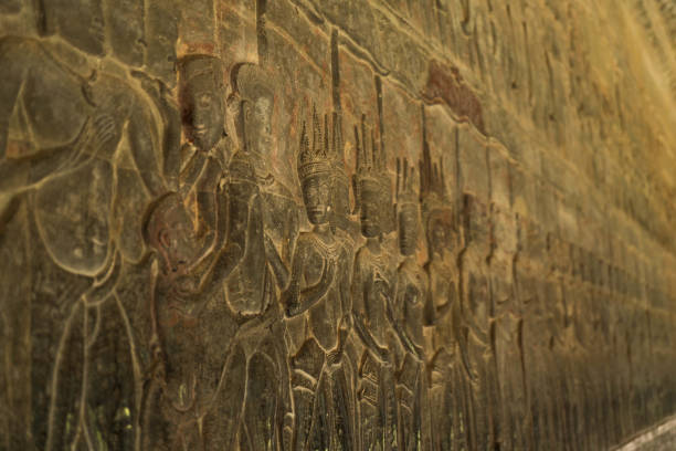 istock Mural in Angkor Wat Temple 1054691894
