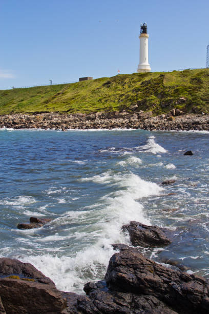 istock Nigg Bay Lighthouse, Aberdeen, Scotland 1054702498