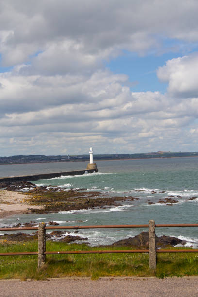 istock Nigg Bay Lighthouse, Aberdeen, Scotland 1054702514