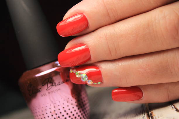 istock Bright, colorful design of manicure, best Summer 2018 1054702676