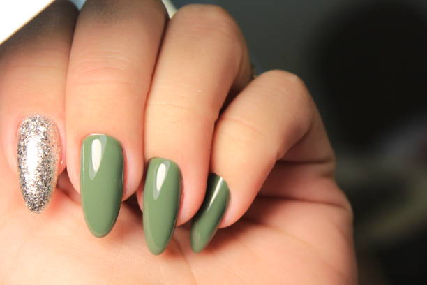 istock Women's hands with a stylish manicure. Best 1054703020