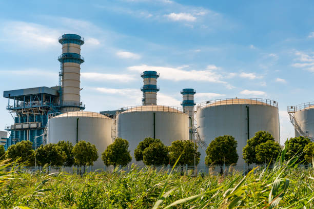 istock Natural Gas Fired Electrical Power Plant 1054716400