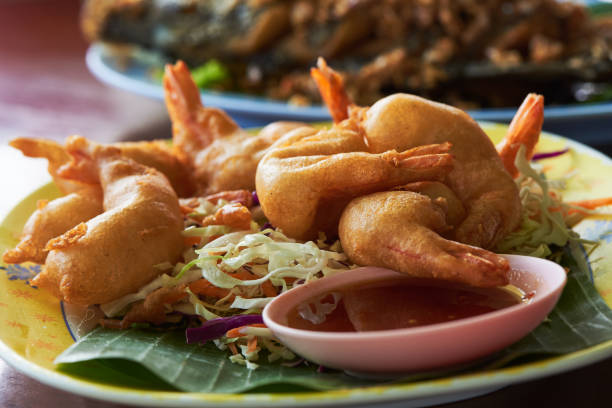 istock A plate of delicious fried prawn balls 1054727762