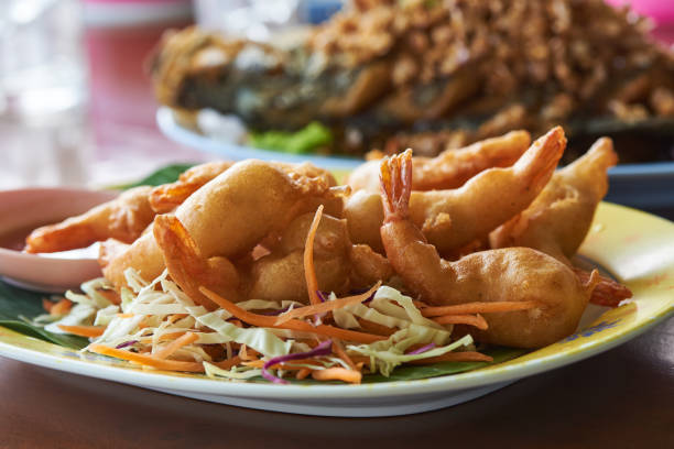 istock A plate of delicious fried prawn balls 1054727856