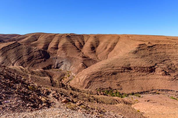 Beautyfull landscape in Tizi'n-Tinififft, Tamnougalt, Morocco.