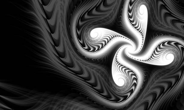 istock Abstract wallpaper. Abstract fractal. Fractal art background for creative design. Decoration for wallpaper desktop, poster, cover booklet, card. Psychedelic. Print for clothes, t-shirt. 1054744708