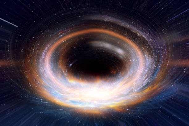 istock black hole or wormhole in galaxy space and times across in the universe concept art. Elements of this image furnished by NASA. 1054745100