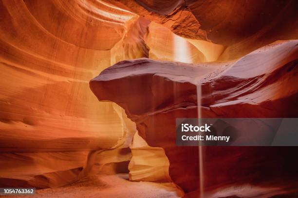 Little Sand Fall Antelope Canyon Page Arizona Usa Stock Photo - Download Image Now - Nature, Landscape - Scenery, Awe